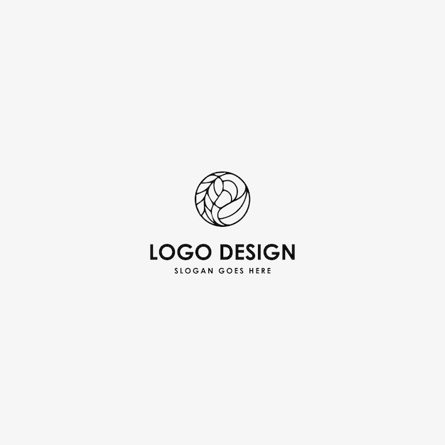 modelo de design de logotipo de bola