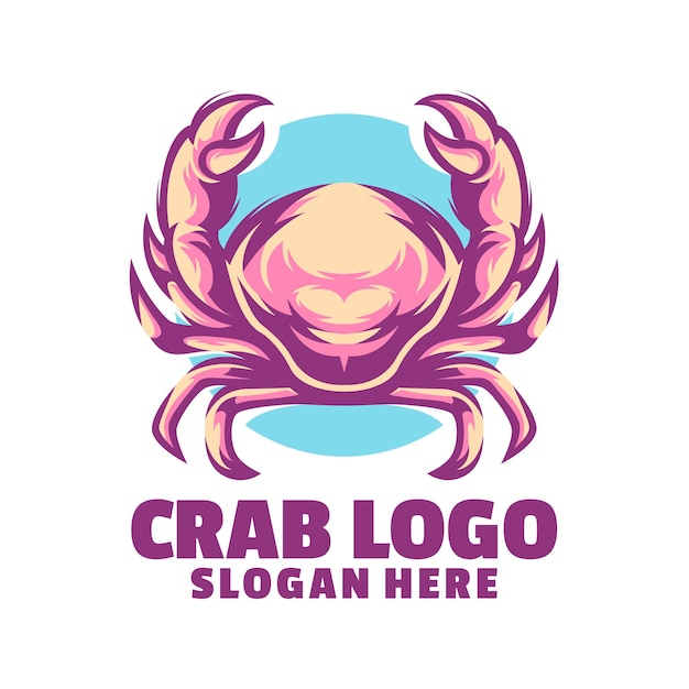 Modelo de Design de Logotipo de Caranguejo