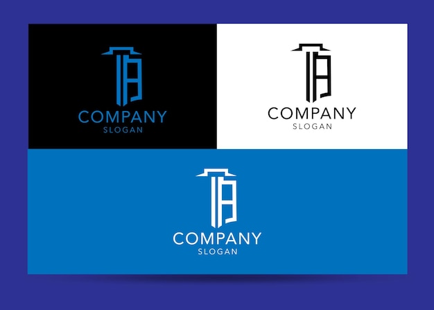 Modelo de design de logotipo de carta corporativa exclusiva moderna