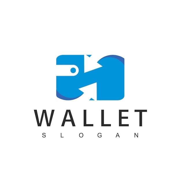 Modelo de design de logotipo de carteira ícone de pagamento