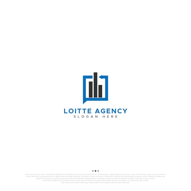 Vetor modelo de design de logotipo de centro de consultoria financeira e fiscal profissional