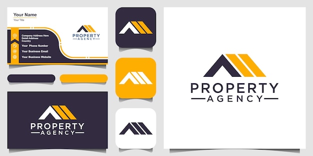 Vetor modelo de design de logotipo de construção de prédio de apartamentos imobiliários