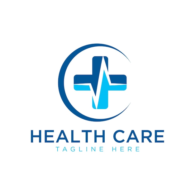 Modelo de design de logotipo de cuidados de saúde