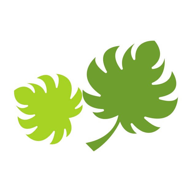 Vetor modelo de design de logotipo de ícone de folha natural de folha verde