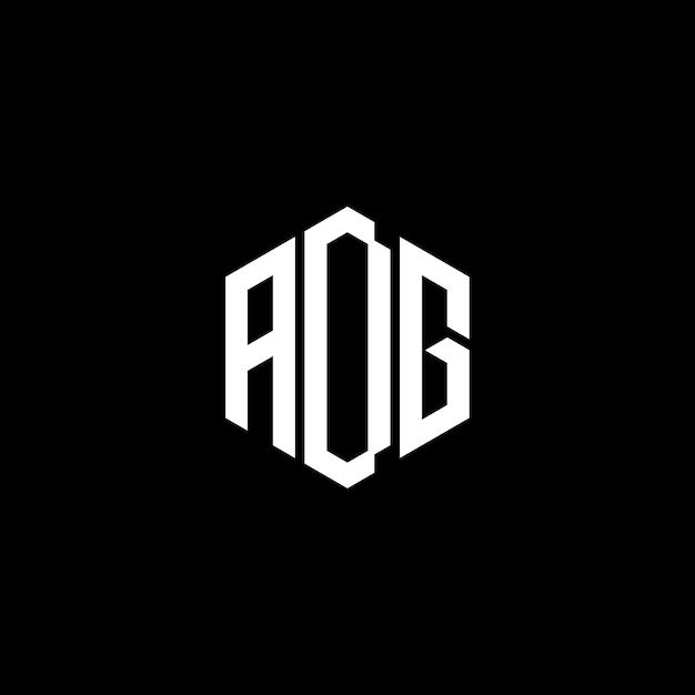 Modelo de design de logotipo de iniciais ADG