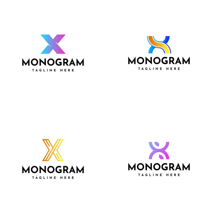 Vetor modelo de design de logotipo de letra x