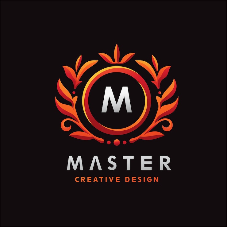 Vetor modelo de design de logotipo de luxo com letra inicial h dourado com moldura circular e floral vintage