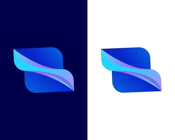 Vetor modelo de design de logotipo de negócios moderno de marca s e z