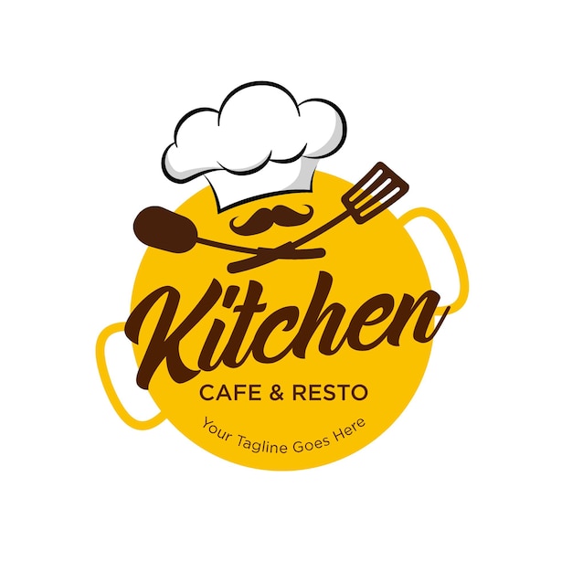 Vetor modelo de design de logotipo de restaurante