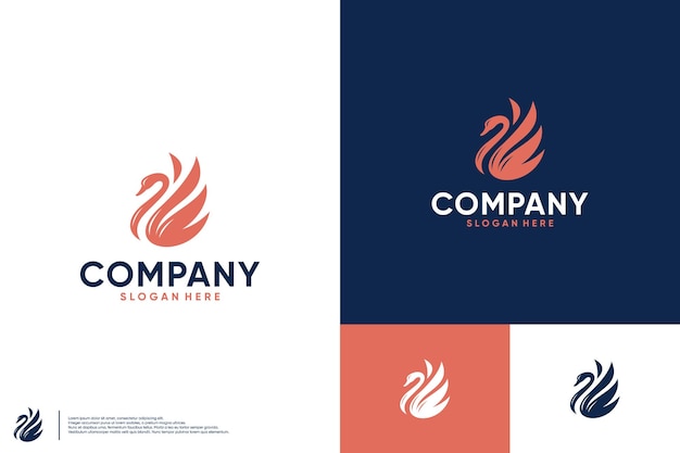 modelo de design de logotipo de símbolo de moda e maquiagem de luxo