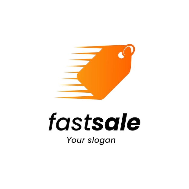 Vetor modelo de design de logotipo de venda rápida