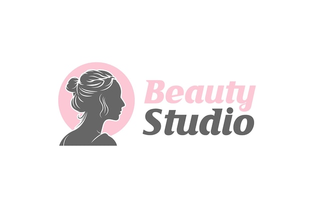 Vetor modelo de design de logotipo do beauty studio