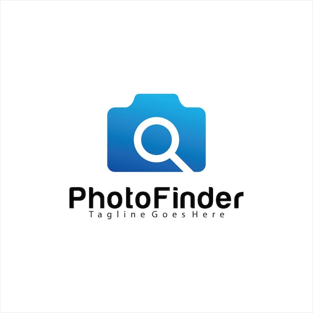 Modelo de design de logotipo do photo finder