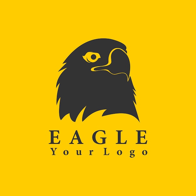 Modelo de design de logotipo eagle