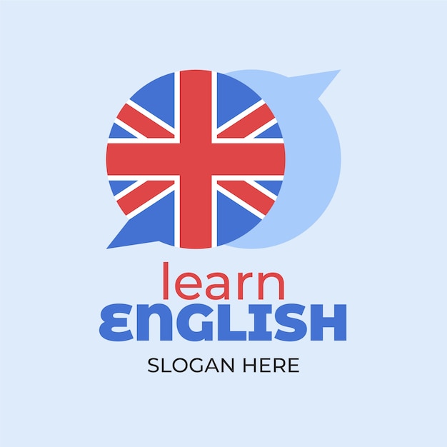 Modelo de design de logotipo em inglês