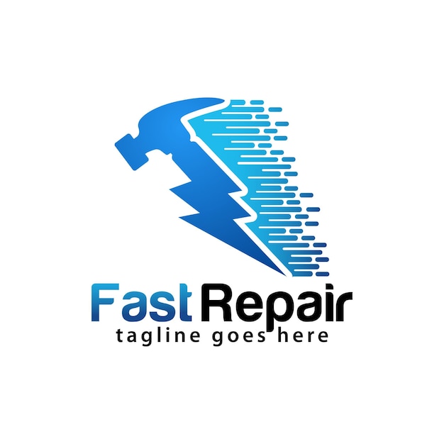 Modelo de design de logotipo fast repair