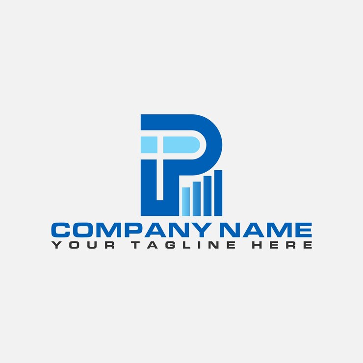 Modelo de Design de Logotipo Financeiro IP de Carta Monograma