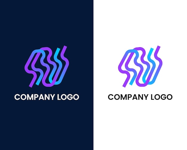 Modelo de design de logotipo moderno criativo da letra s