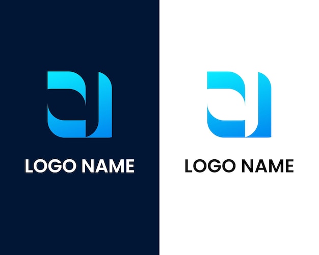 Modelo de design de logotipo moderno letra l e s