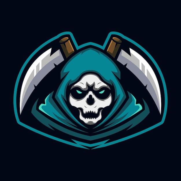 Modelo de design de logotipo reaper esport