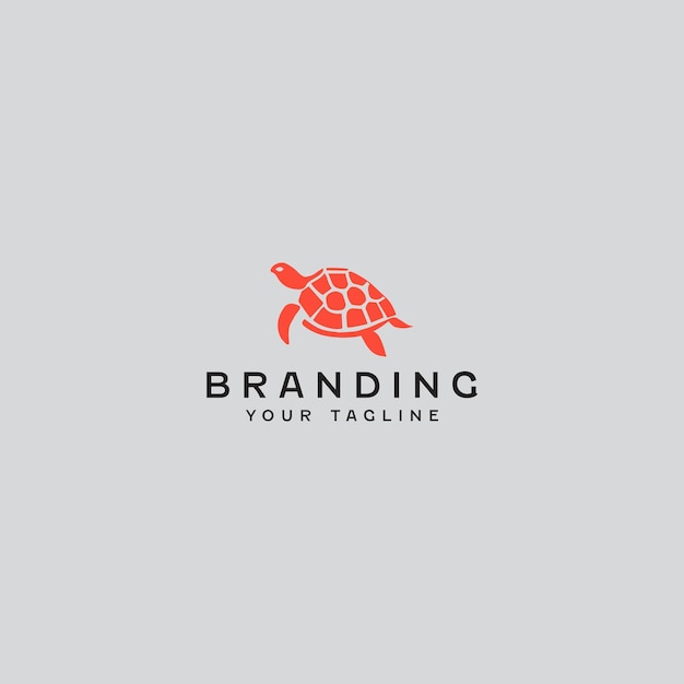 Vetor modelo de design de logotipo tartaruga criativo