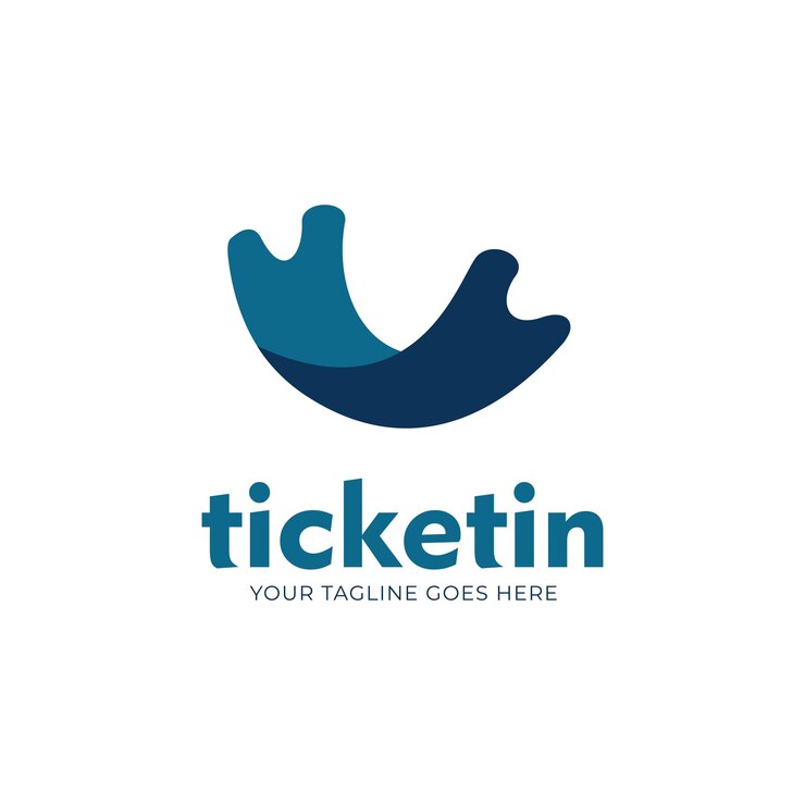 Modelo de design de logotipo Ticketin
