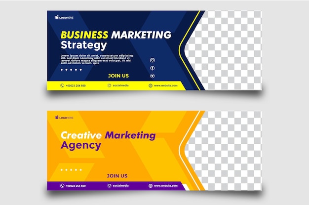 Modelo de design de marketing profissional para negócios