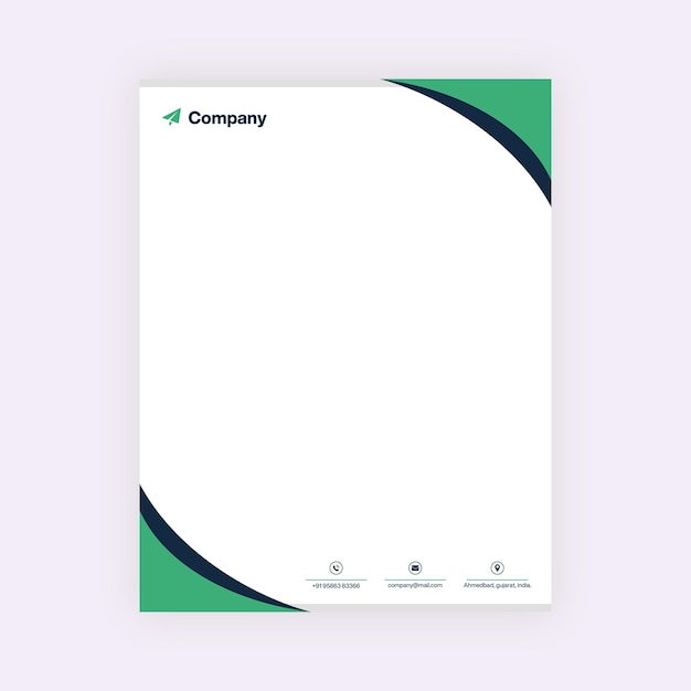 modelo de design de papel timbrado na moda