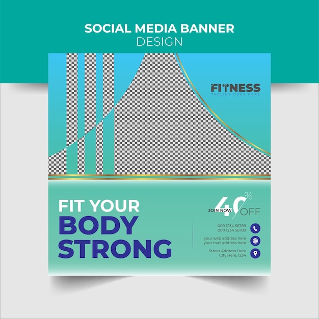 Modelo de design de postagem de mídia social