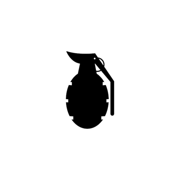 Modelo de design de símbolo de granada de vetor de design de logotipo de granadas