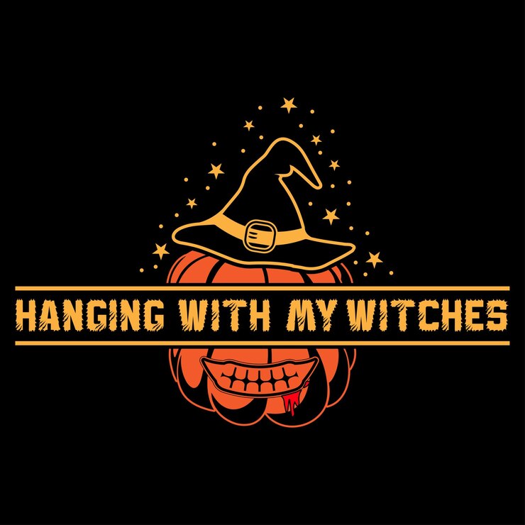 Vetor modelo de design de t-shirt de halloween.