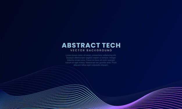 Modelo de design de vetor de fundo techno 5