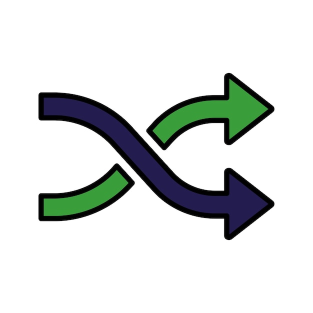 Vetor modelo de design de vetor de ícone de mistura