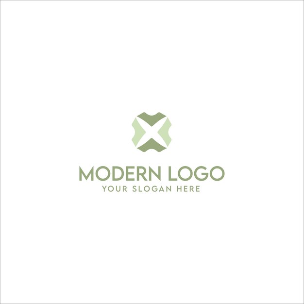 Vetor modelo de design de vetor de logotipo de empresa moderna