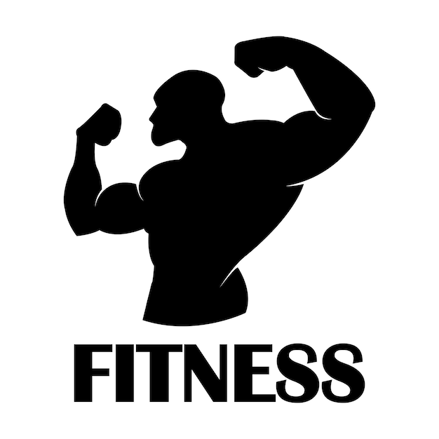 Modelo de design de vetor de logotipo de ícone de fitness