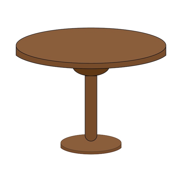 Vetor modelo de design de vetor de logotipo de ícone de mesa