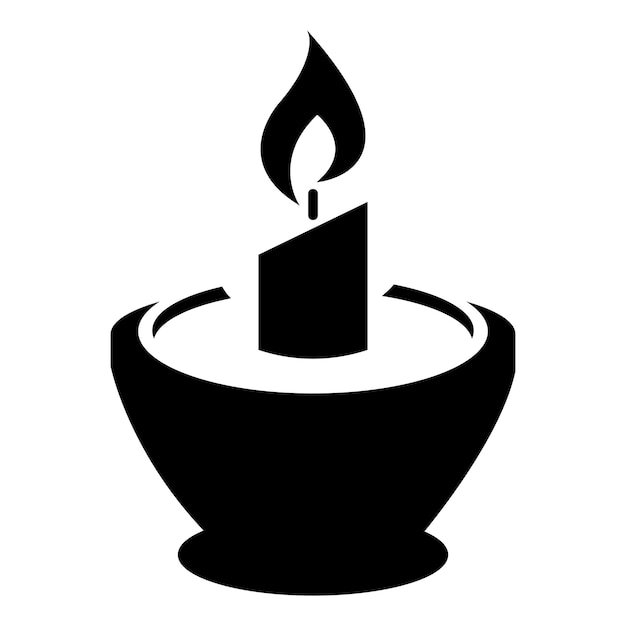 Modelo de design de vetor de logotipo de ícone de vela
