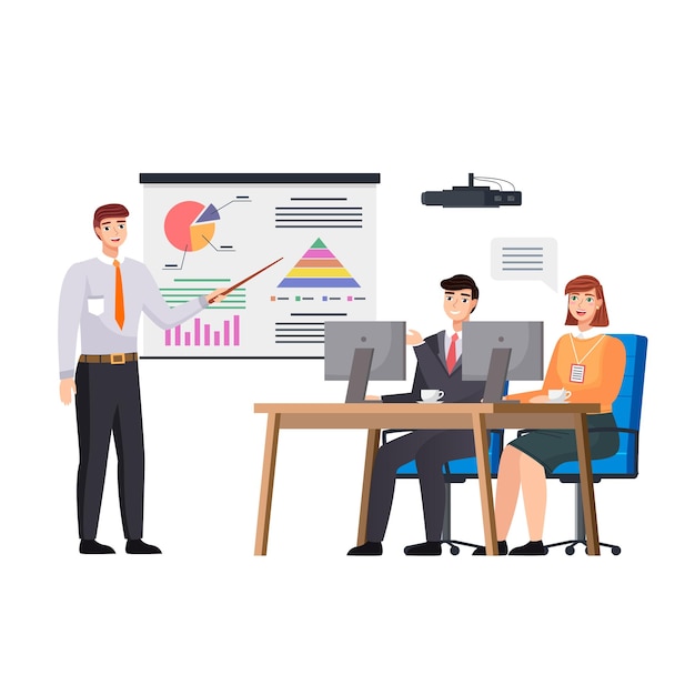Modelo de design de vetor de site de negócios