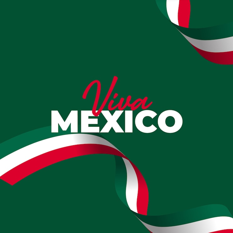 Modelo de design do dia da independência do México