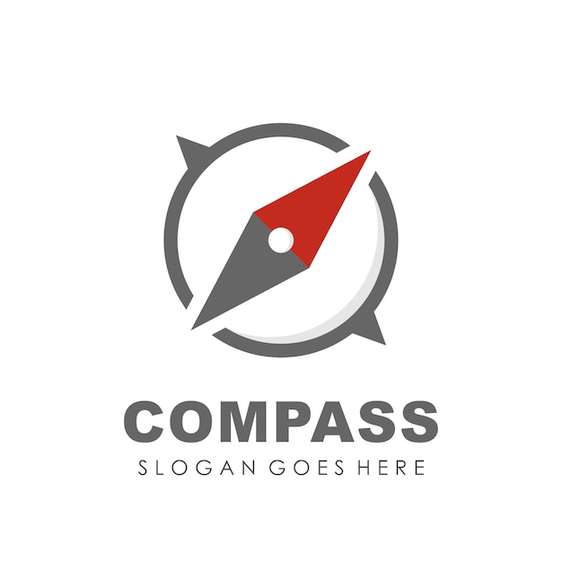 Modelo de design do logotipo compass