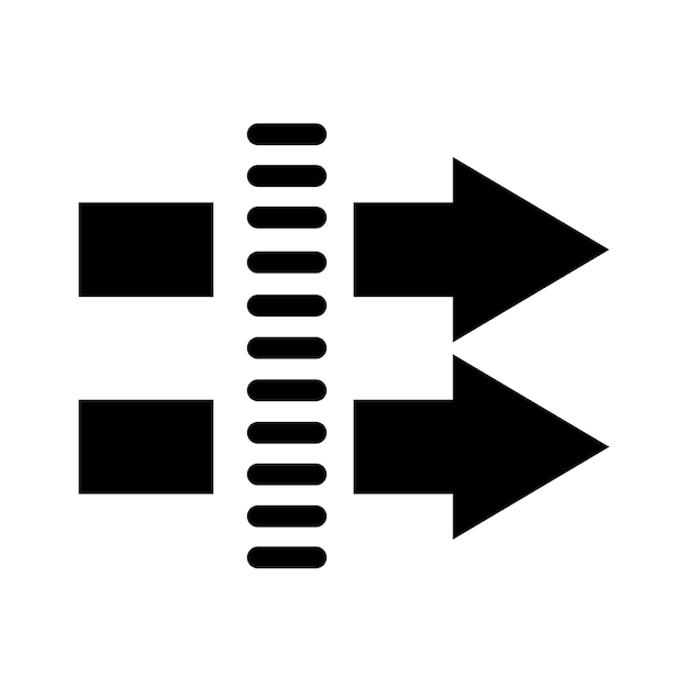Modelo de design do logotipo do ícone do filtro de ar