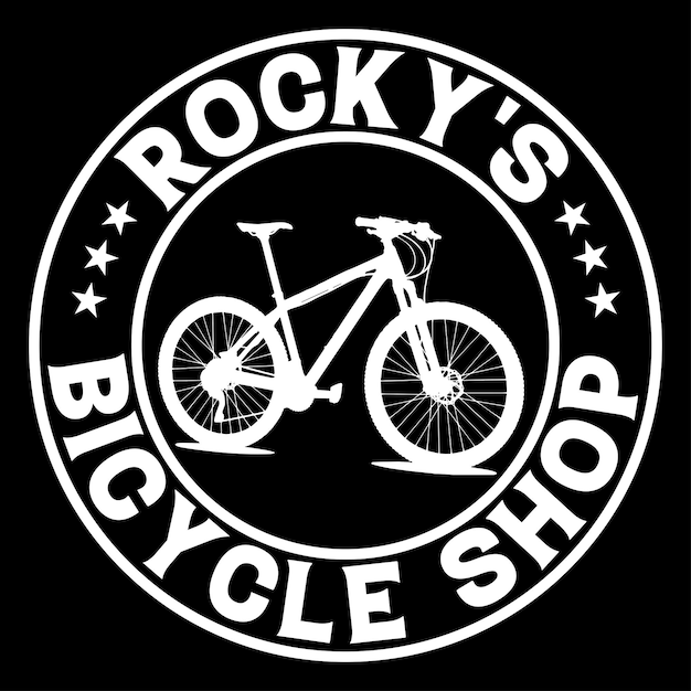 Vetor modelo de design gráfico de camiseta de bicicleta para design de camiseta de dia de bicicleta