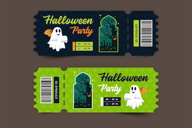 Vetor modelo de design gráfico de halloween simples e elegante que é fácil de personalizar