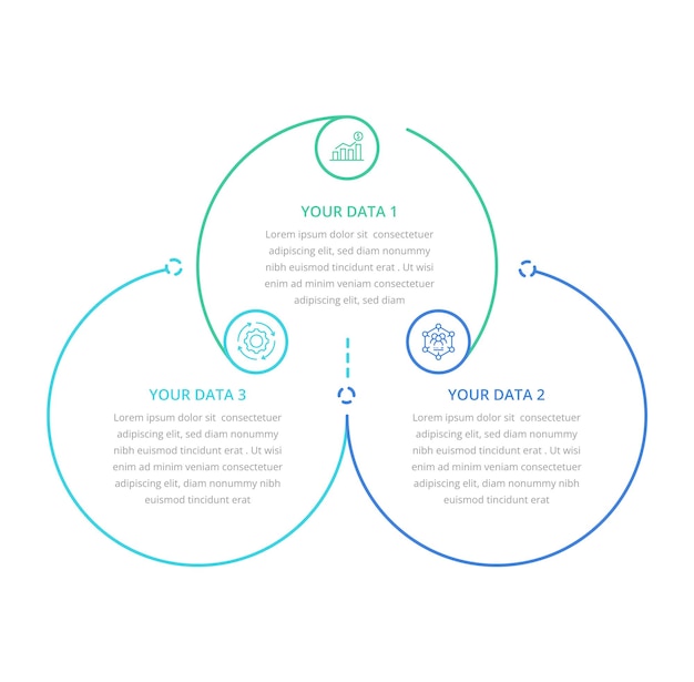 Modelo de design infográfico ilustração vetorial design gráfico