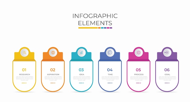 Modelo de design simples infográfico.