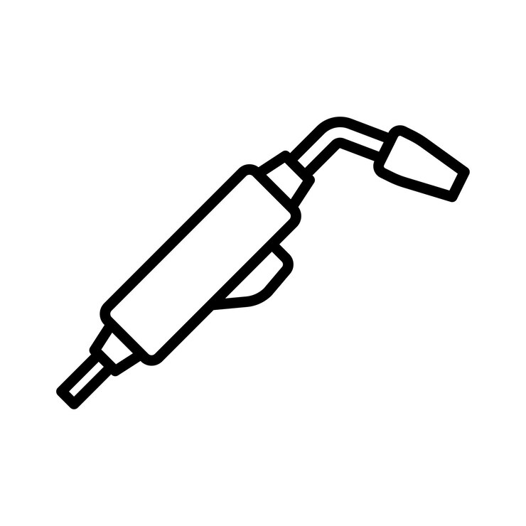 Vetor modelo de design vetorial de ícones de soldagem simples e limpo
