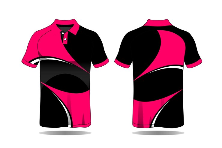 Vetor modelo de esporte de camisa de futebol