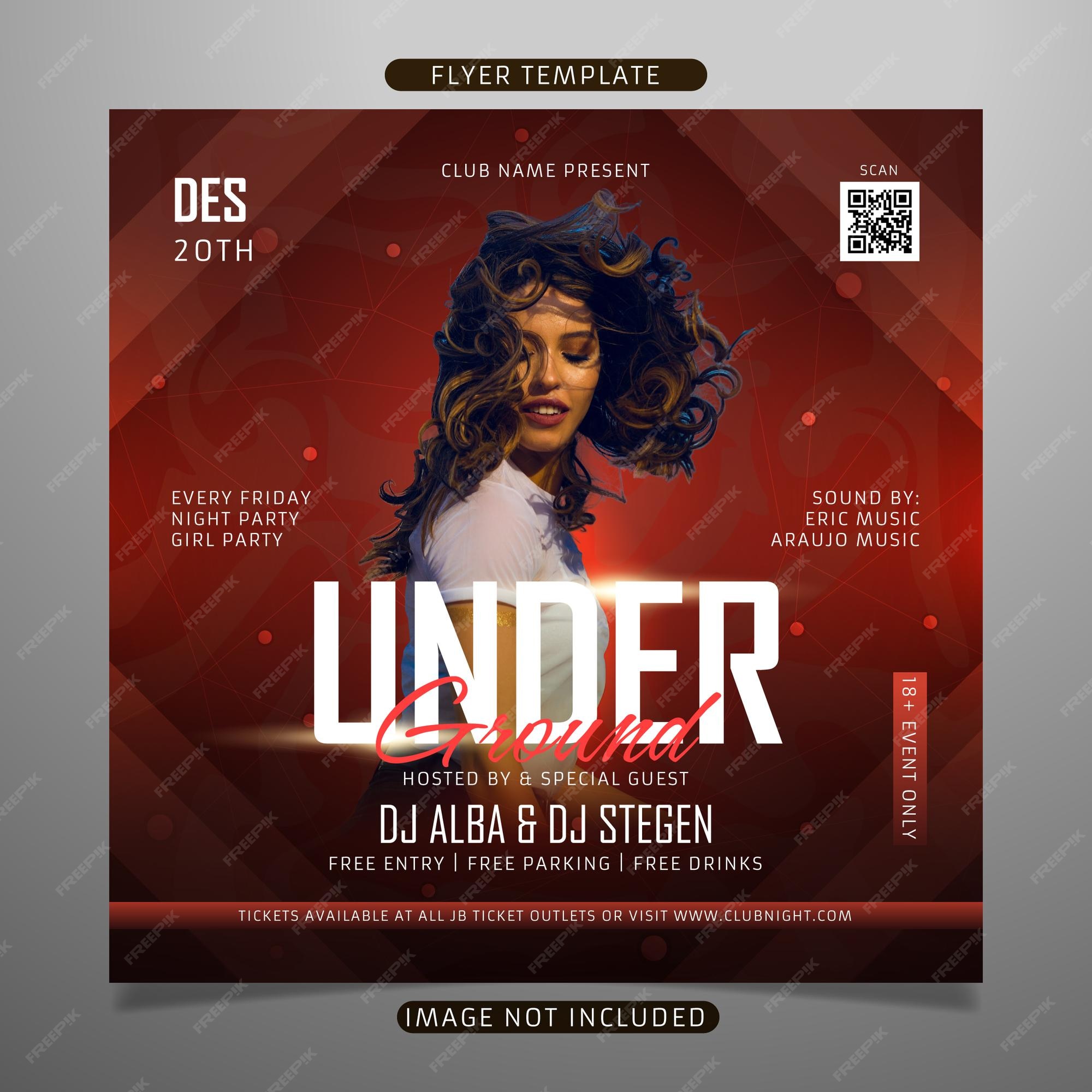 Modelo De Folheto Urbano De Festa | Vetor Premium