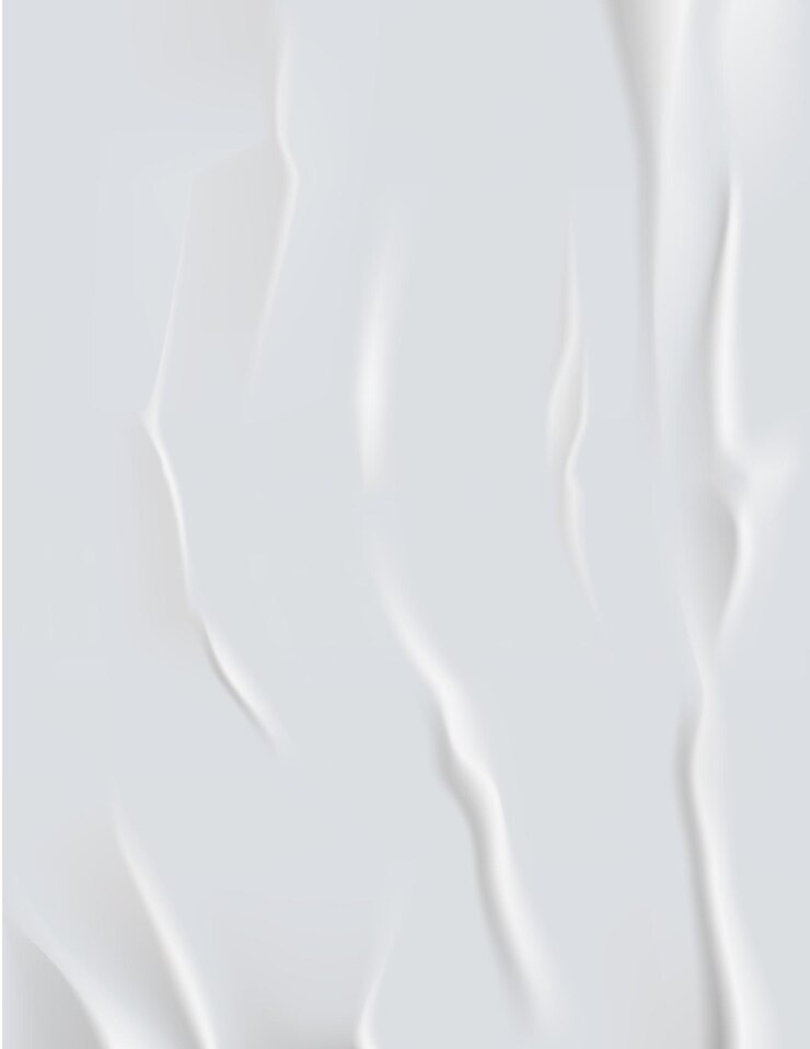 Modelo de Fundo de Textura de Papel Amassado Branco