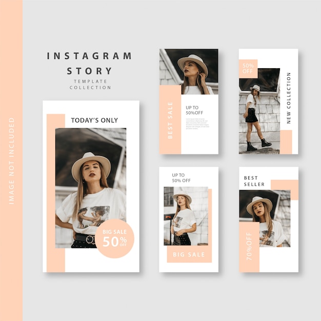 Modelo de história do Instagram